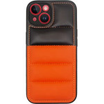 Vivid Puffer Back Cover Apple Iphone 15 Orange/Black - (CS-Nf Case-2403001)