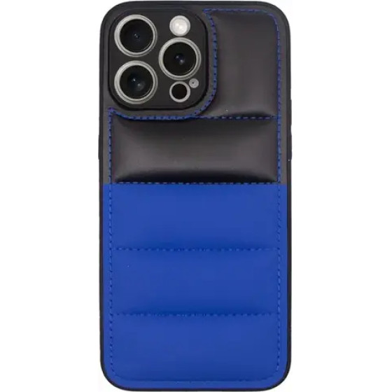 Vivid Puffer Back Cover Apple Iphone 15 Pro Blue/Black - (CS-Nf Case 2-2403003)