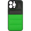 Vivid Puffer Back Cover Apple Iphone 15 Pro Green/Black - (CS-Nf Case 1-2403002)
