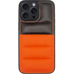 Vivid Puffer Back Cover Apple Iphone 15 Pro Max Orange/Black - (CS-Nf Case-2403003)