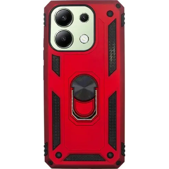 Vivid Ring Rugged Armor Case Redmi Note 13 4G Red - (CS-Rag Case 5-2403002)