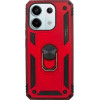 Vivid Ring Rugged Armor Case Redmi Note 13 Pro/Poco X6 5G Red - (CS-Rag Case 5-2403009)
