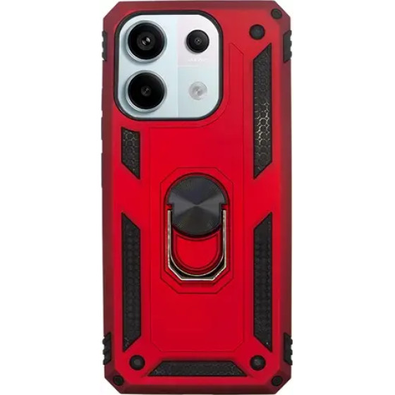 Vivid Ring Rugged Armor Case Redmi Note 13 Pro/Poco X6 5G Red - (CS-Rag Case 5-2403009)