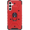 Vivid Ring Rugged Armor Case Samsung Galaxy S24 Red - (CS-CS-Rag Case 6-2403004)