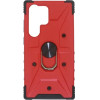 Vivid Ring Rugged Armor Case Samsung Galaxy S24 Ultra Red - (CS-CS-Rag Case 6-2403006)