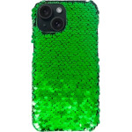 Vivid Sequin Case Apple Iphone 15 Green - (CS-Fshn Glt 10-2403001)