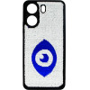Vivid Sequin Case Redmi 13C Silver/Blue - (CS-Fshn Glt 9-2403009)