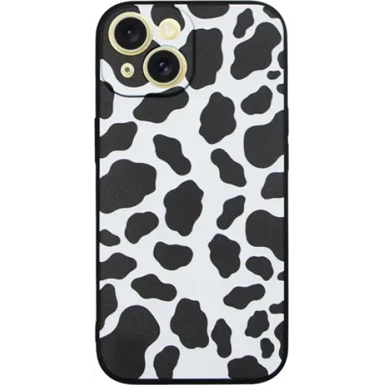 Vivid Silicone Case Apple Iphone 15 Leopard Black - (CS-Lpr B-2403001)