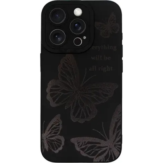 Vivid Silicone Case Apple Iphone 15 Pro Max Butterfly - (CS-BURF-2403013)