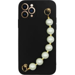 Vivid Silicone Case Pearl Chain Apple Iphone 11 Pro Black - (CS-Sp Case 5-2403001)