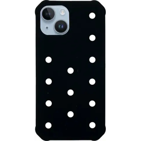 Vivid Silicone Pins Case Apple Iphone 15 Black - (CS-Pbrd 1-2403003)