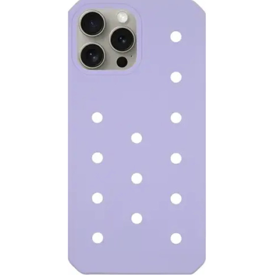 Vivid Silicone Pins Case Apple Iphone 15 Pro Purple - (CS-Pbrd 2-2403003)