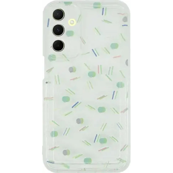 Vivid Tpu Case Samsung Galaxy A15 4G/5G Clear/Multicolor Shapes - (CS-Fshn Grl 1-2403001)