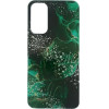 Vivid Tpu Print Case Samsung Galaxy A25 5G Green/Black - (CS-Crpn Case-2403004)