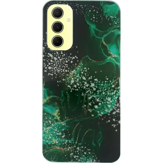 Vivid Tpu Print Case Samsung Galaxy A25 5G Green/Black - (CS-Crpn Case-2403004)