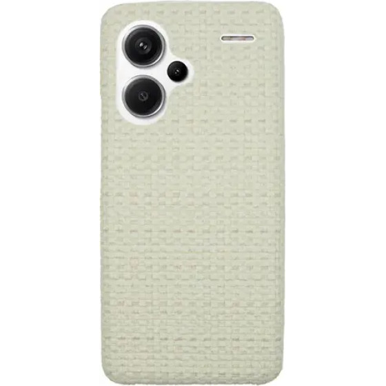 Vivid Woven Pattern Case Redmi Note 13 Pro+ 5G Beige - (CS-Eth Case 1-2403004)