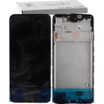 Samsung A16 4G A165 ����� + Touch Screen + Frame Black Original Service Pack - (GH82-36253A)