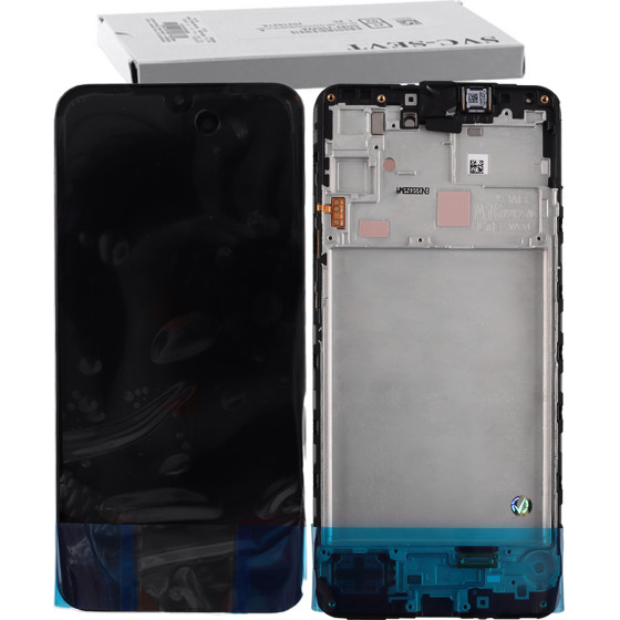 Samsung A16 4G A165 ����� + Touch Screen + Frame Black Original Service Pack - (GH82-36253A)