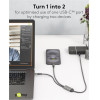 Goobay ������� USB-C �� 2x USB-C 60W, 480Mbps, 1.5m, ���� - (75739)