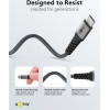 Goobay ������� USB-C �� 2x USB-C 60W, 480Mbps, 1.5m, ���� - (75739)
