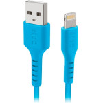 SBS Data Cable Mfi Usb 2.0 To Lightning 1m Blue - (CABLEUSBIP589A)