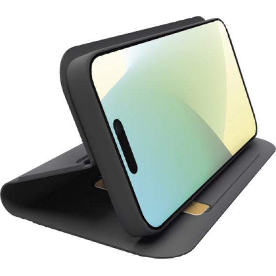 SBS Wallet Smooth Stand Book Iphone 16 Black - (BKWALIP1661K)