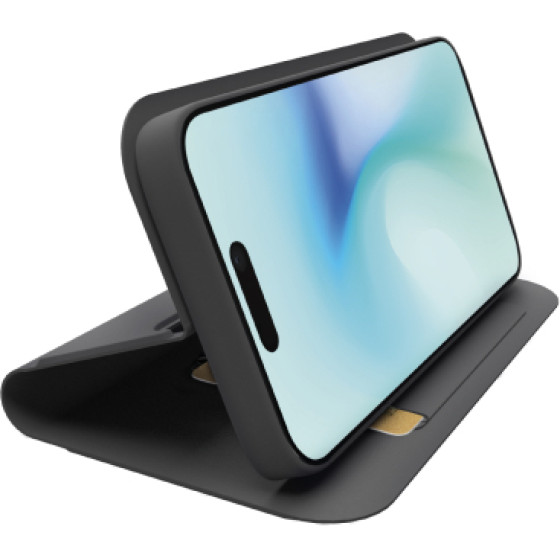SBS Wallet Smooth Stand Book Iphone 16 Pro Black - (BKWALIP1661PK)