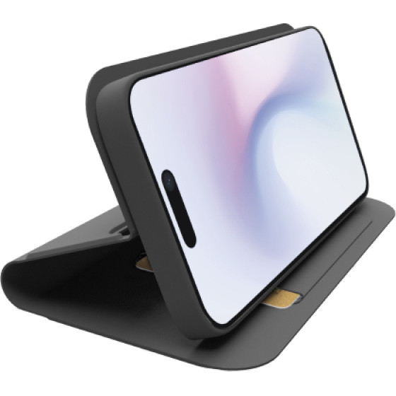 SBS Wallet Smooth Stand Book Iphone 16 Pro Max Black - (BKWALIP1667PK)
