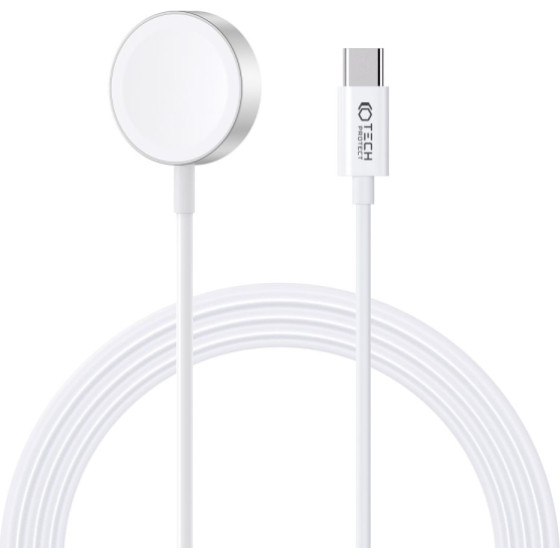 Tech-Protect Tech Protect Ultraboost Magnetic Magnetic Charging TYPE-C Cable 120CM Apple Watch White - (TPAWCW)