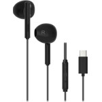 Vivanco Stereo Handsfree With Type C Plug Black - (64120)