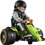 Huffy Green Machine Battery Powered Ride Ons Black,Lime Bike 360 6v - (19901W)