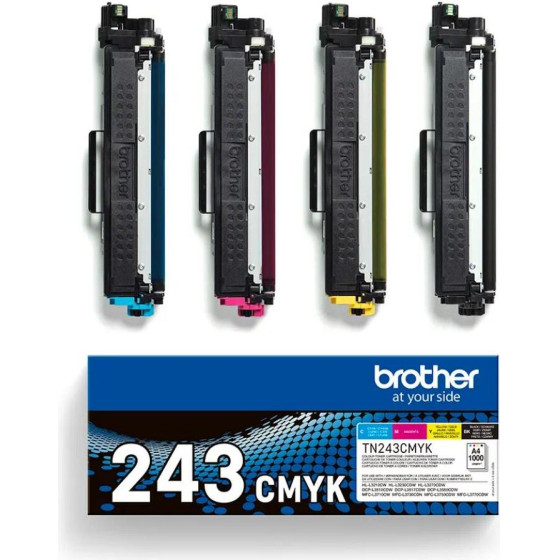 Brother Multipack Toner Laser �������� �����/�������/�����/�������� 4��� (BROTN243CMYK) - (TN243CMYK)