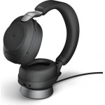 Jabra Evolve2 85 Stereo Ms & Charging Cradle & Link 380 USB-C Black - (28599-999-889)