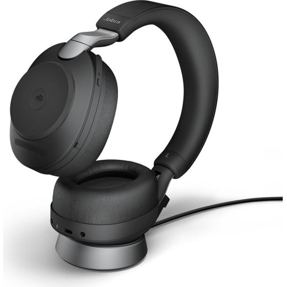 Jabra Evolve2 85 Stereo Ms & Charging Cradle & Link 380 USB-C Black - (28599-999-889)