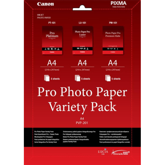 Canon ����������� ����� Variety Pack A4 PVP-201 (PT-101, LU-101 & PM-101) - (6211B021)