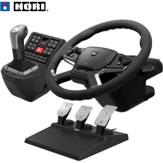Hori (HPC-044E) Wheel Force Feedback Truck Control System For Pc (Windows 11/10)