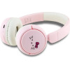 Hello Kitty Face Logo Bluetooth On-Ear Headphones - Pink - (Hel000163-0)