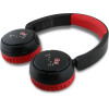 Hello Kitty Face Logo Bluetooth On-Ear Headphones - Red - (Hel000162-0)