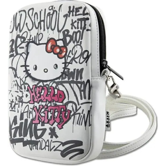 Hello Kitty Graffiti Kitty Head bag - white - (Hel000123-0)