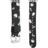 Hello Kitty Heads & Bows Pattern Strap for Apple Watch 38/40/41mm - Black - (Hel000047-0)
