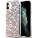 Hello Kitty IML Gradient Electrop Crowded Kitty Head Case for iPhone 11 / Xr - Pink - (Hel000077-0)