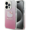 Hello Kitty IML Gradient Electrop Kitty Head case for iPhone 15 Pro - pink - (Hel000030-0)