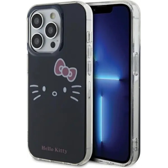 Hello Kitty IML Kitty Face case for iPhone 14 Pro Max - black - (Hel000028-0)