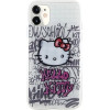 Hello Kitty IML Kitty On Bricks Graffiti case for iPhone 11 / Xr - white - (Hel000003-0)