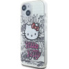 Hello Kitty IML Kitty On Bricks Graffiti case for iPhone 15 - white - (Hel000035-0)