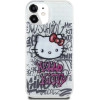 Hello Kitty IML Kitty On Bricks Graffiti case for iPhone 15 - white - (Hel000035-0)