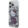 Hello Kitty IML Kitty On Bricks Graffiti case for iPhone 15 Pro - white - (Hel000031-0)