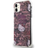 Hello Kitty IML Tags Graffiti case for iPhone 11 / Xr - pink - (Hel000004-0)