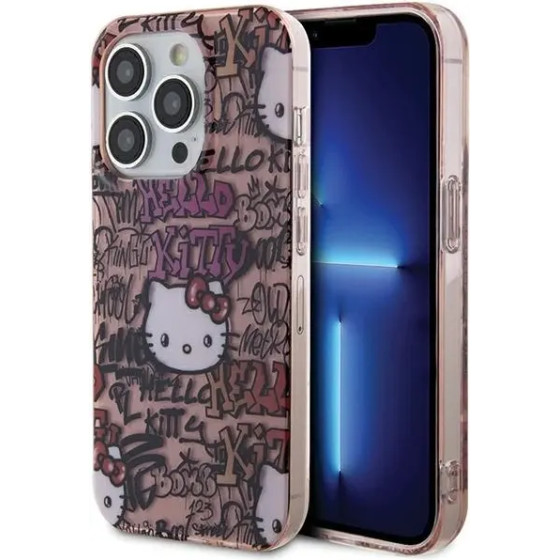 Hello Kitty IML Tags Graffiti case for iPhone 13 Pro Max - pink - (Hel000018-0)