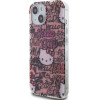Hello Kitty IML Tags Graffiti case for iPhone 15 - pink - (Hel000012-0)